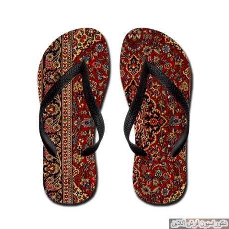 دمپایی طرح فرش ایرانی